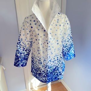 Exquisite hand painted NY Designer Grace Chuang Jacket